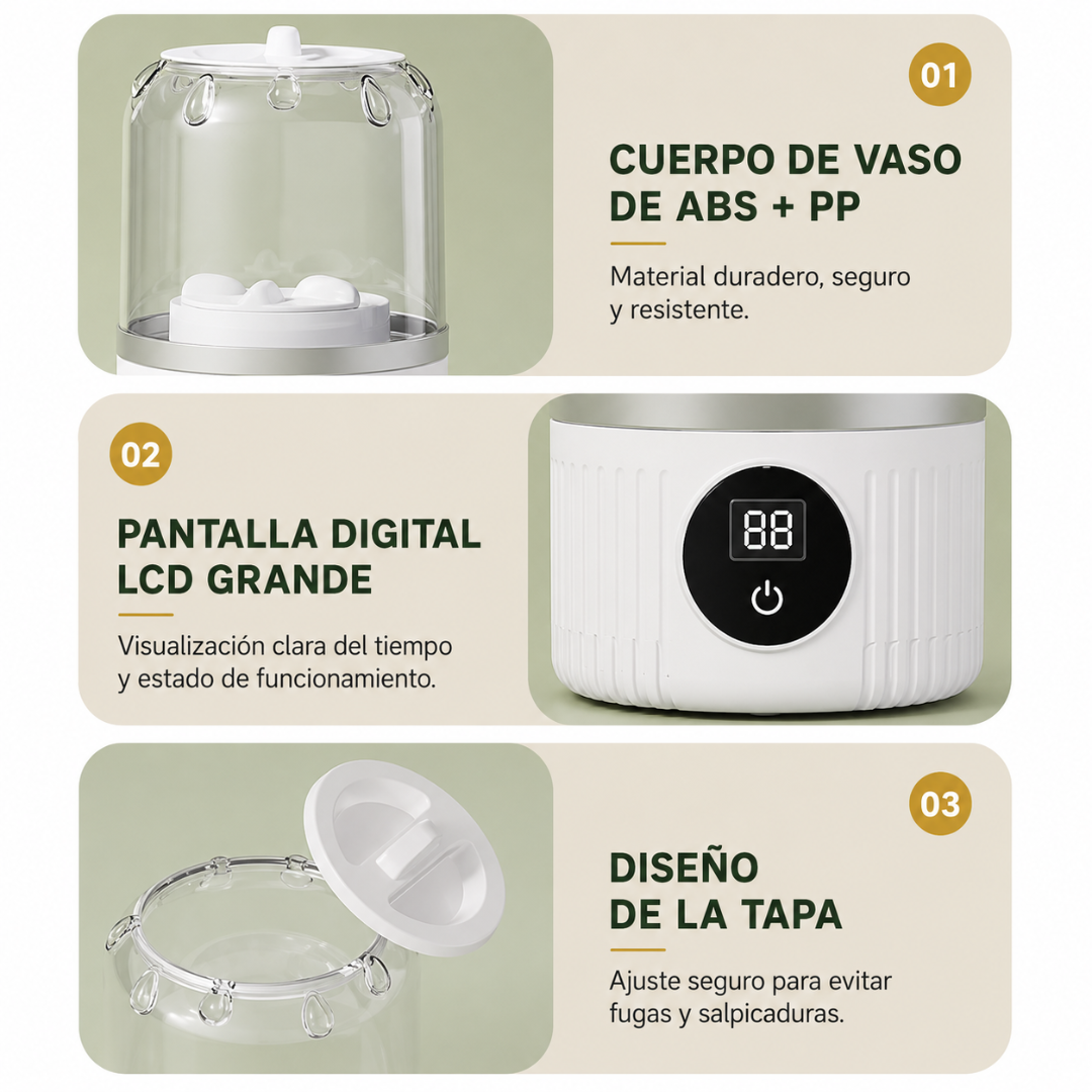 MINI LAVADORA PORTÁTIL — La ropa pequeña limpia sin esperar turno