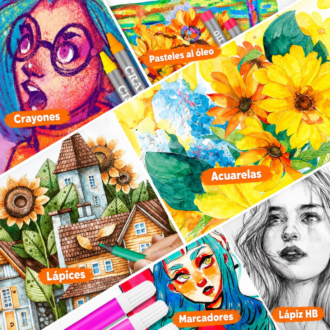 SET DE ARTE 150 – Todo para crear, pintar y dejar volar la imaginación