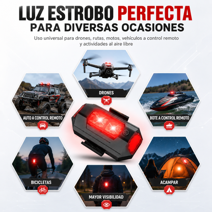 MINI LUZ LED PACKx4 – Iluminación potente, estilo único y visibilidad en cada recorrido