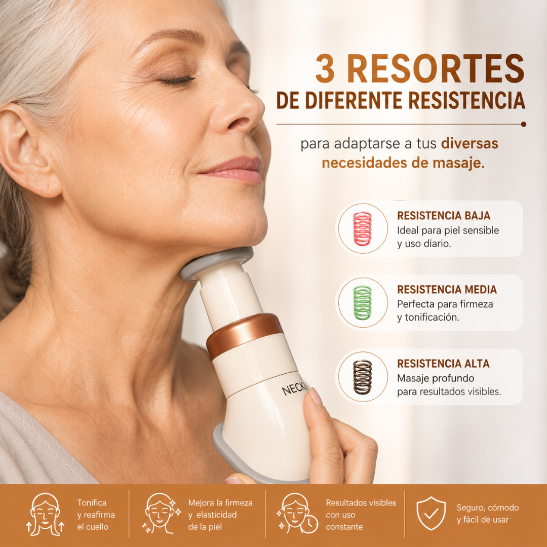 MASAJEADOR DE CUELLO CON SUCCIÓN AL VACÍO – Apoyo externo para relajar el cuello y acompañar tu bienestar al tragar