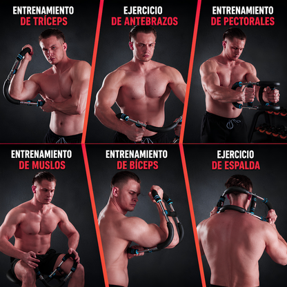 BARRA DE RESISTENCIA MULTIFUNCIONAL FITNESS – Entrena todo el torso