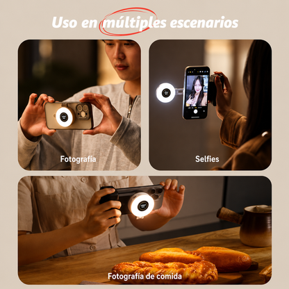 ARO DE LUZ MAGNÉTICO — Haz que tus videos se vean más profesionales en segundos