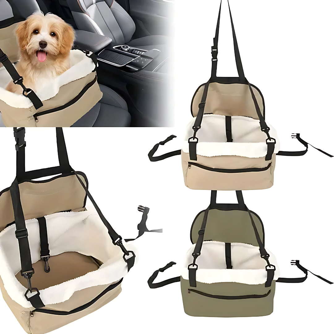 SILLA DE PERRO PARA VEHÍCULO – Viajes seguros y cómodos para tu mascota