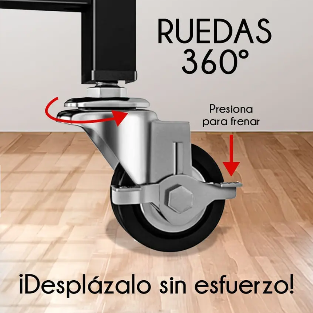 ESTANTE PLEGABLE AJUSTABLE — Más espacio en segundos, sin herramientas y sin ocupar lugar cuando no lo necesitas