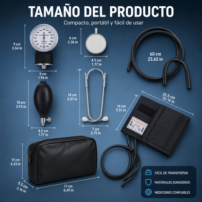 KIT PARA MEDIR LA PRESIÓN ARTERIAL – Control confiable en casa