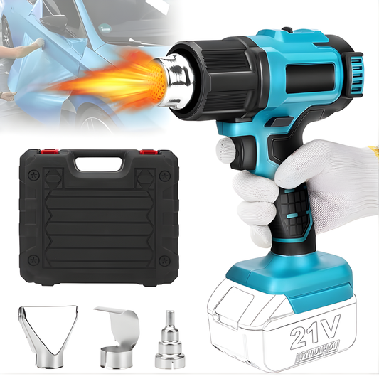 PISTOLA DE CALOR INALÁMBRICA – Calor potente, precisión total y libertad sin cables