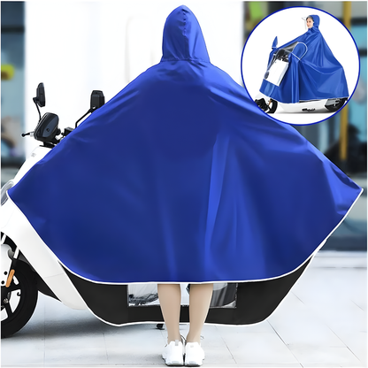 CAPA PROTECTORA DE LLUVIA – Protección impermeable, movilidad cómoda y viaje seguro bajo la lluvia