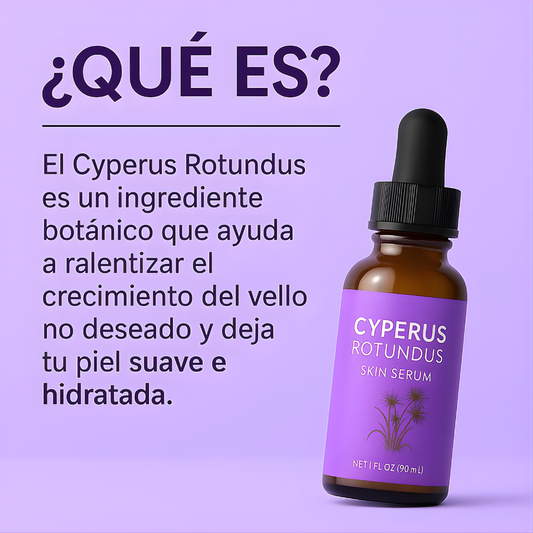 CYPERUS ROTUNDUS SKIN SERUM – Piel más uniforme, cuidado avanzado y luminosidad visible