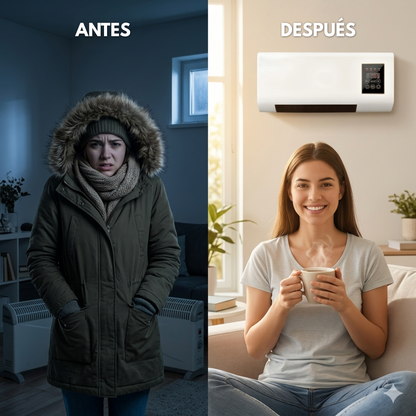 CALEFACTOR DE PARED — Potencia Inteligente 2-en-1 para tu hogar