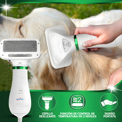 CEPILLO PARA MASCOTAS – Elimina pelo suelto sin tirar ni lastimar a tu peludo