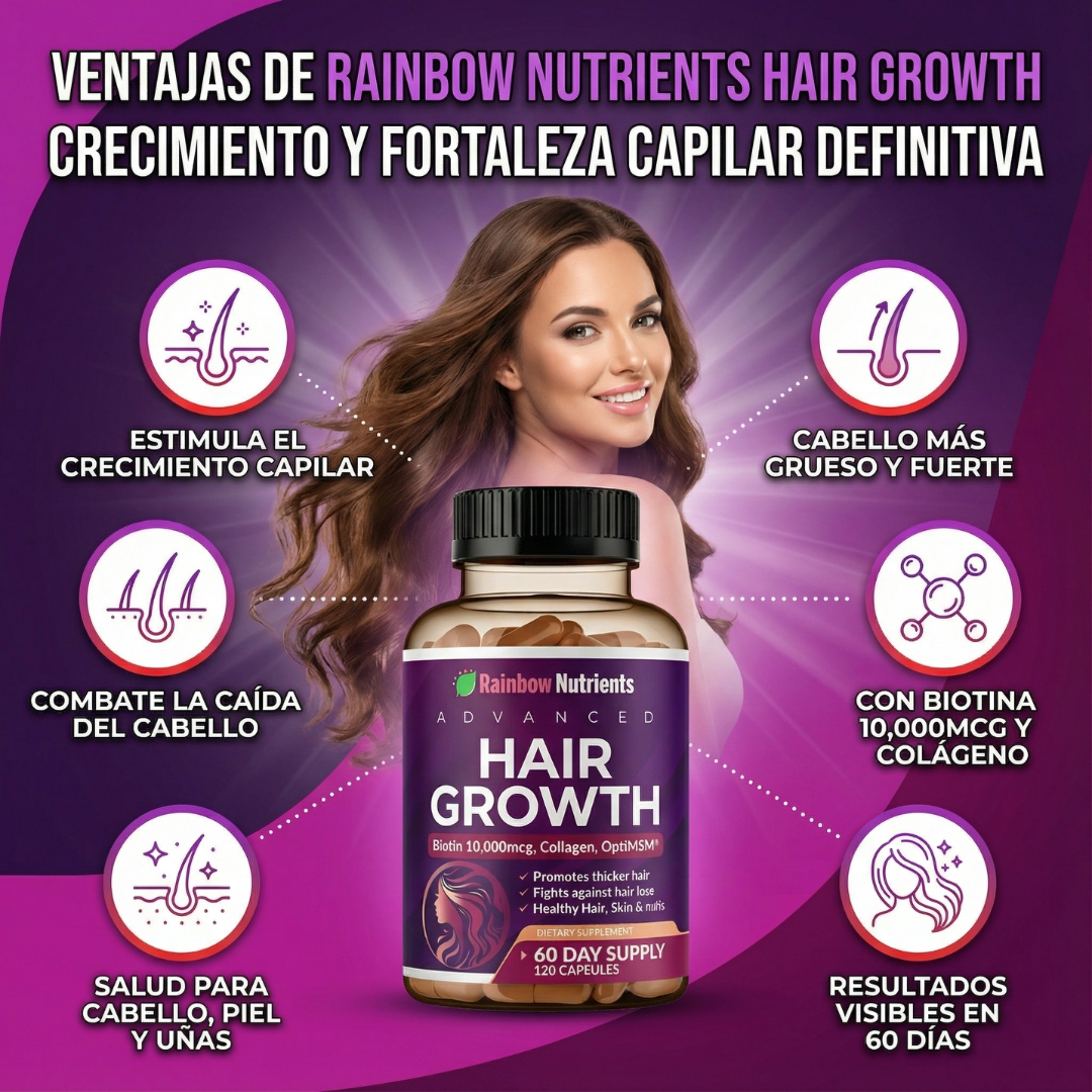 HAIR GROWTH — El cabello que perdiste puede volver a crecer