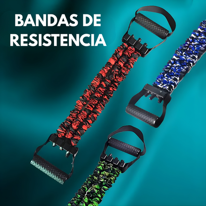 BANDAS DE RESISTENCIA – Fuerza progresiva, entrenamiento versátil y tonificación en cualquier lugar