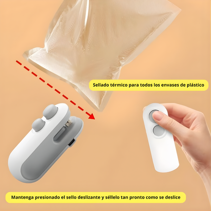 SELLADORA DE BOLSAS (PACK X2) – Conservación práctica, sellado rápido y alimentos frescos por más tiempo