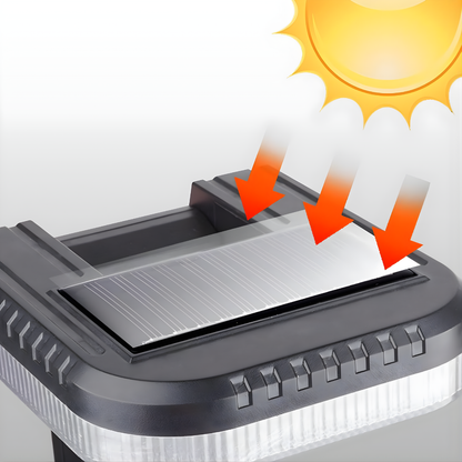 LÁMPARA DE PARED SOLAR CON SENSOR DE MOVIMIENTO – Iluminación automática, ahorro energético y seguridad exterior