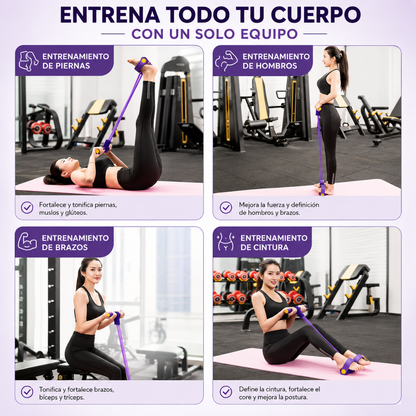 BANDA ELÁSTICA DE RESISTENCIA PARA EJERCICIO – Entrena todo tu cuerpo desde casa