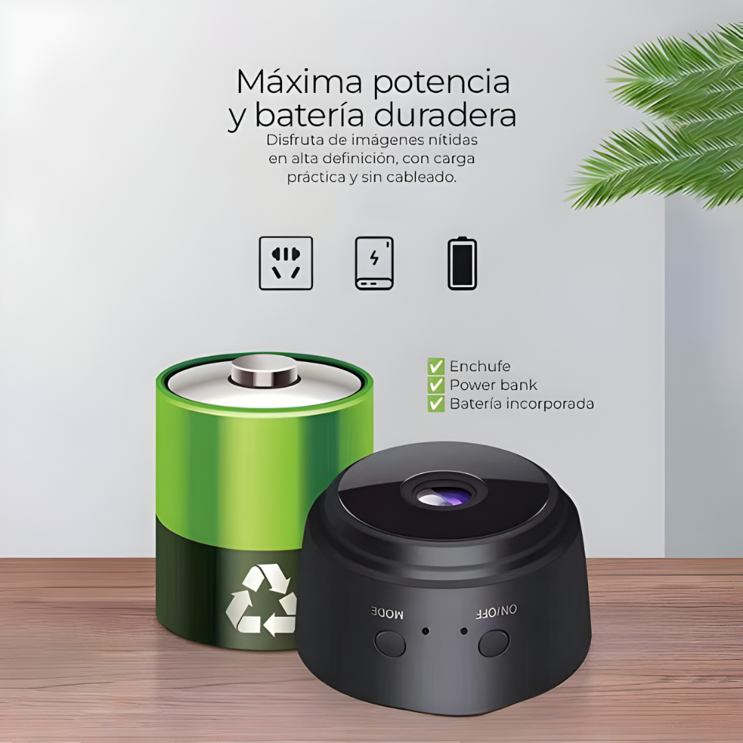 CÁMARA MINI ESPÍA – Monitoreo completo, discreción total y seguridad en tamaño mínimo