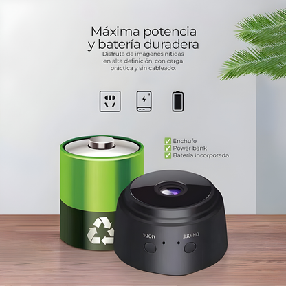 CÁMARA MINI ESPÍA – Monitoreo completo, discreción total y seguridad en tamaño mínimo
