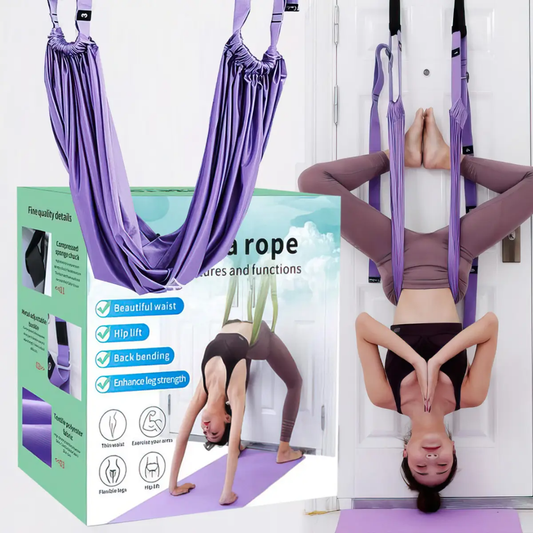 AIR YOGA ROPE – Eleva tu práctica con fuerza, equilibrio y libertad