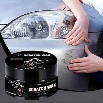 CERA QUITARRAYONES SCRATCH WAX – Disimula rayones, recupera el brillo y renueva la pintura de tu auto