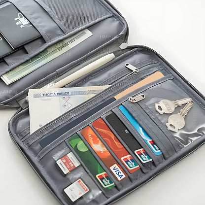 PORTA PASAPORTE DOCUMENTOS – Organización segura para tus viajes