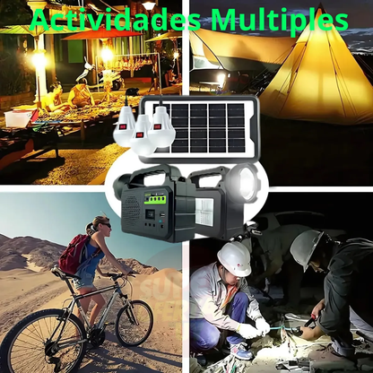 KIT DE ILUMINACIÓN SOLAR – Energía, luz y conexión donde la necesites