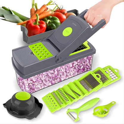 CORTADOR DE VERDURAS MULTIFUNCIONAL – Cocina fácil, rápida y sin desorden