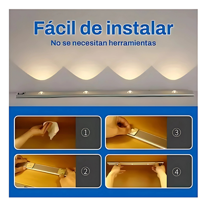 LUZ LED CON SENSOR DE MOVIMIENTO – Iluminación práctica y automática para tu hogar