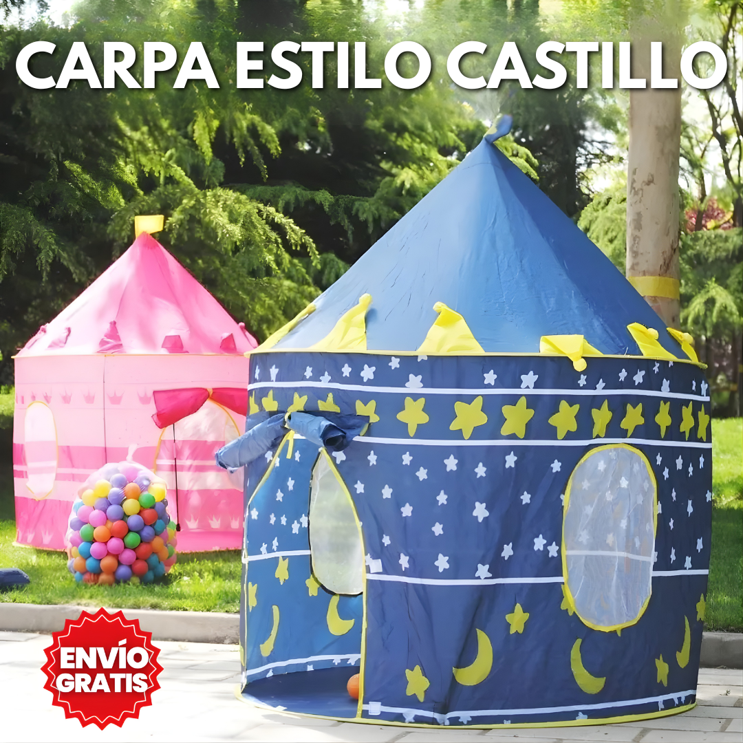 CARPA ESTILO CASTILLO – Diversión mágica, imaginación sin límites y un espacio único para los más pequeños