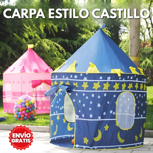 CARPA ESTILO CASTILLO – Diversión mágica, imaginación sin límites y un espacio único para los más pequeños