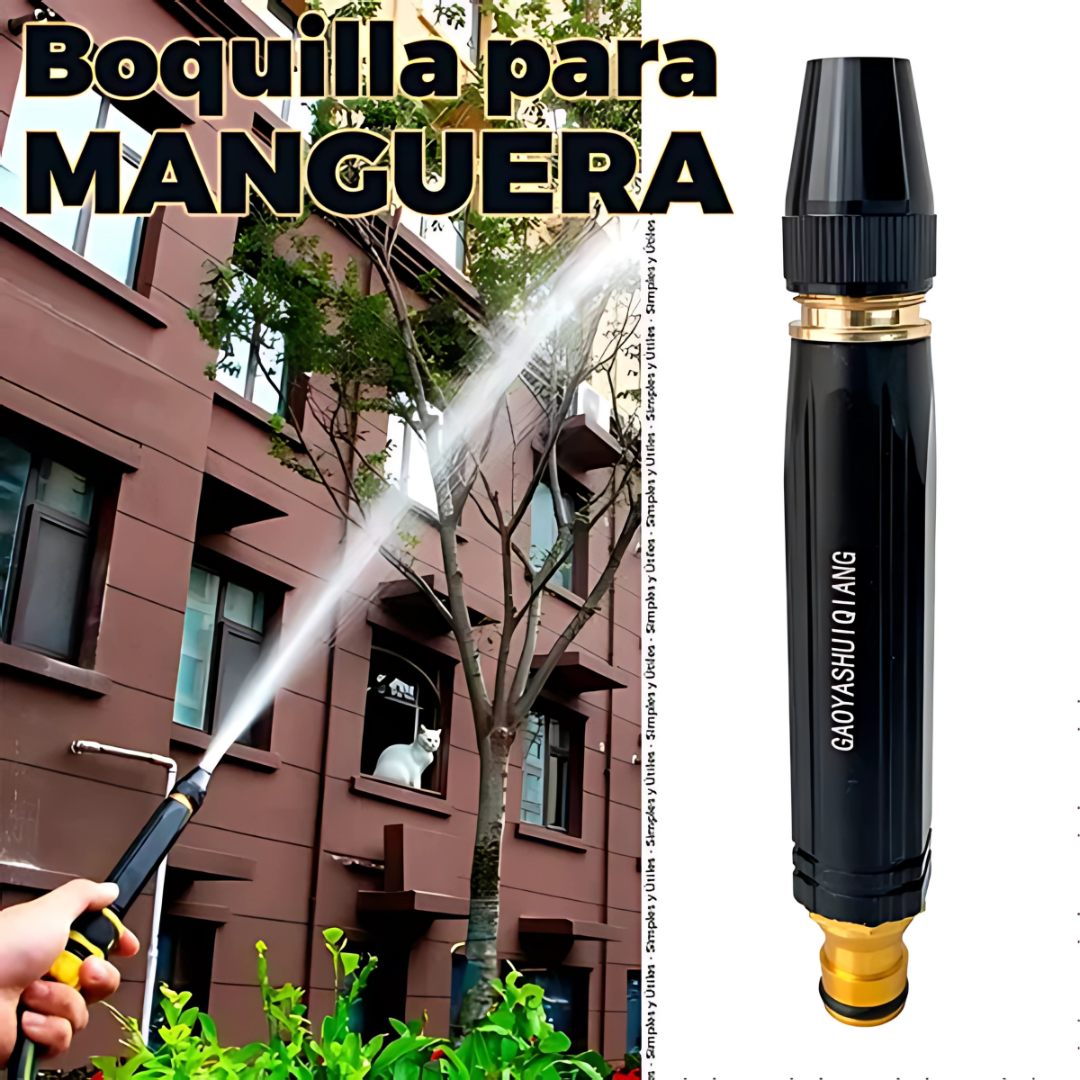 BOQUILLA – Potencia y precisión para el lavado de tu auto