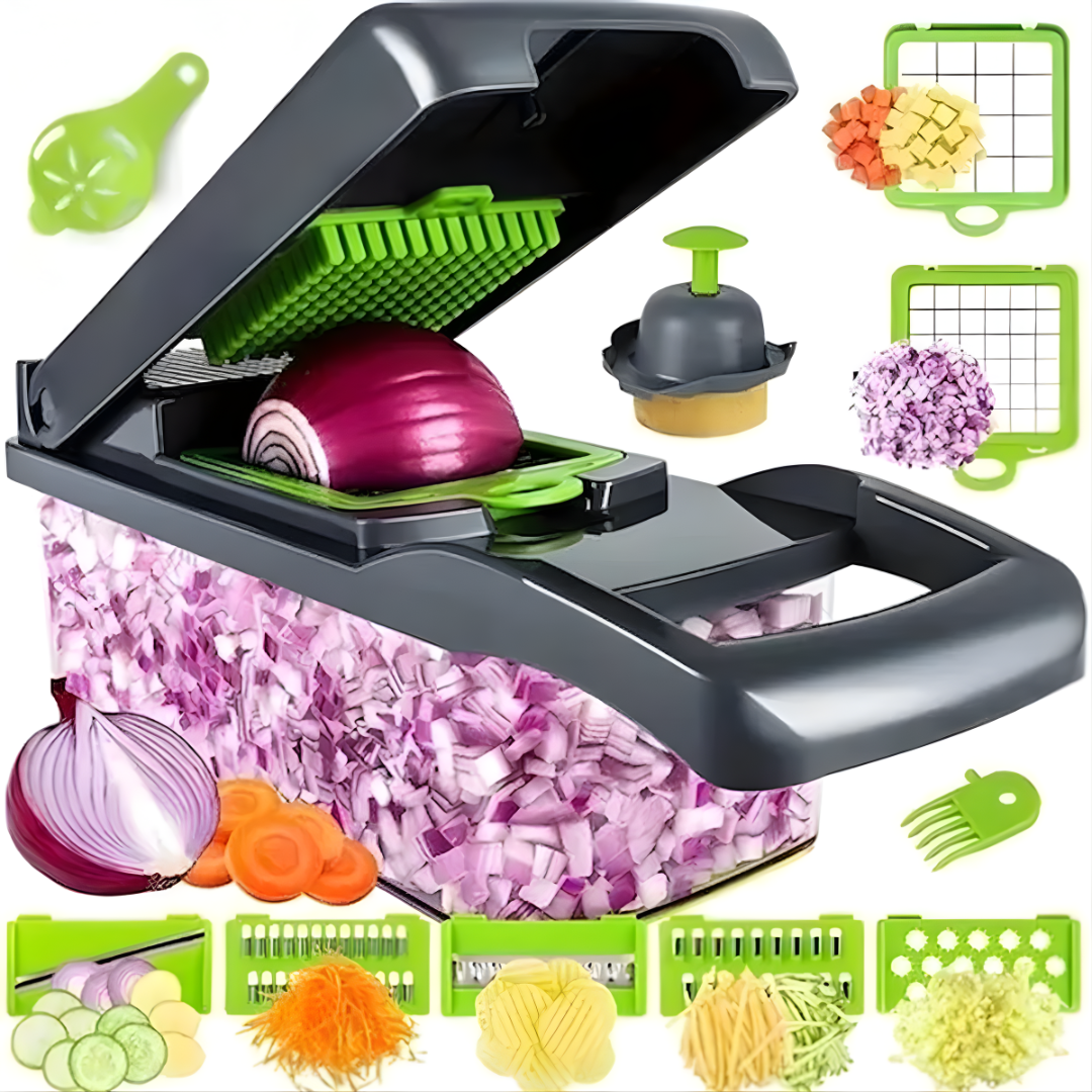 CORTADOR DE VERDURAS MULTIFUNCIONAL – Cocina fácil, rápida y sin desorden