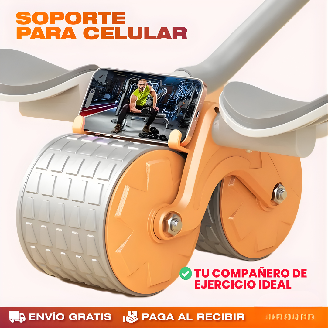 RUEDA ABDOMINAL CON REBOTE – Entrenamiento más seguro, efectivo y resultados visibles desde casa