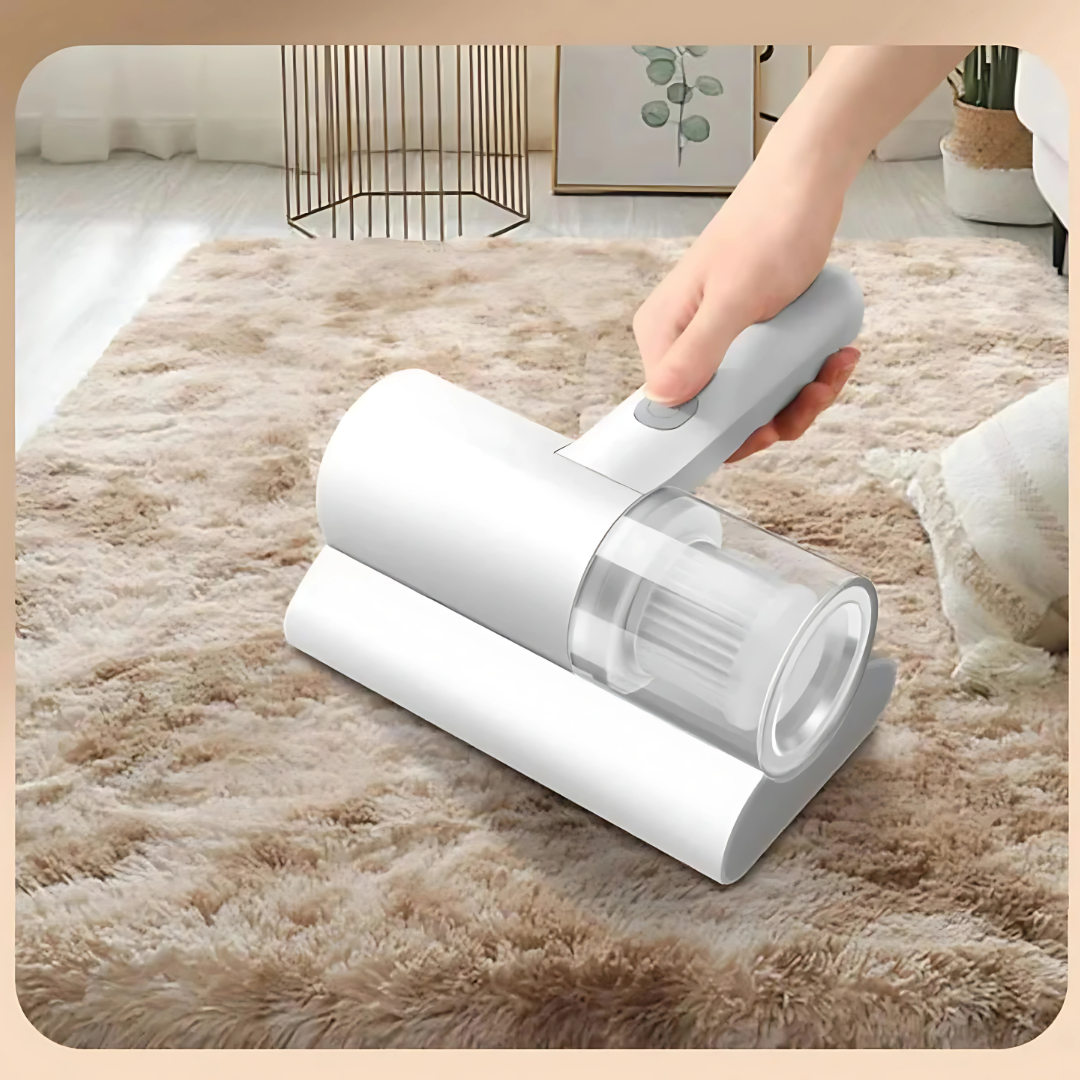 ASPIRADORA ELÉCTRICA PARA COLCHONES Y TAPICERÍA - Respira mejor, duerme mejor: elimina lo que no ves.