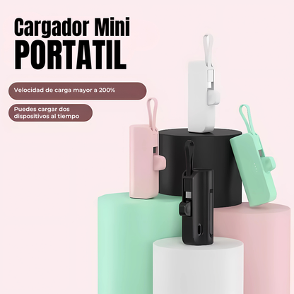 MINI POWER BANK 22.5 W – Carga rápida al instante, sin cables ni enredos