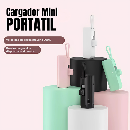 MINI POWER BANK 22.5 W – Carga rápida al instante, sin cables ni enredos