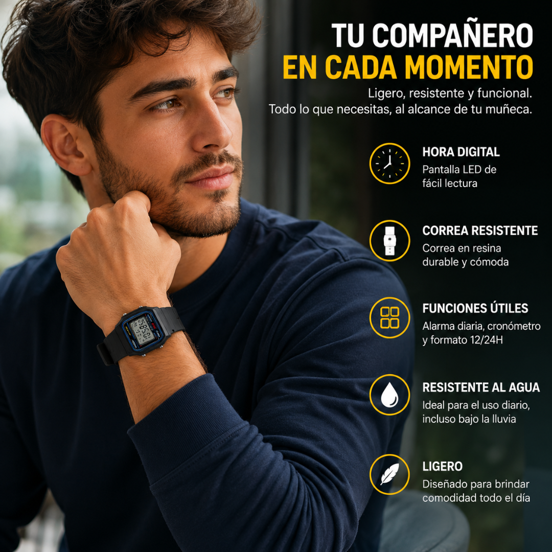 RELOJ CASIO F-91W – El clásico que nunca falla