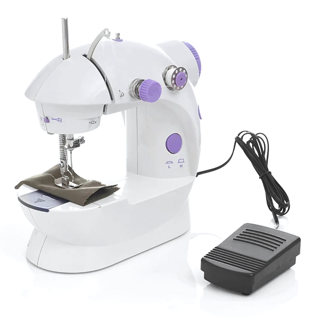 MINI MAQUINA DE COSER - Remienda al instante sin complicaciones ni enredos.
