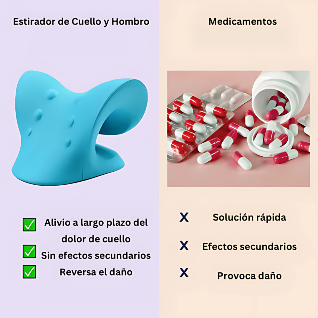 ALMOHADA DE TRACCION CERVICAL – Alivio profundo, corrección postural y descanso real para tu cuello
