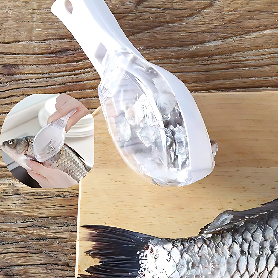 DESCAMADOR DE PESCADO (PACK x2) – Limpieza rápida, sin desorden y cocina más práctica