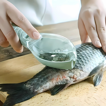DESCAMADOR DE PESCADO (PACK x2) – Limpieza rápida, sin desorden y cocina más práctica