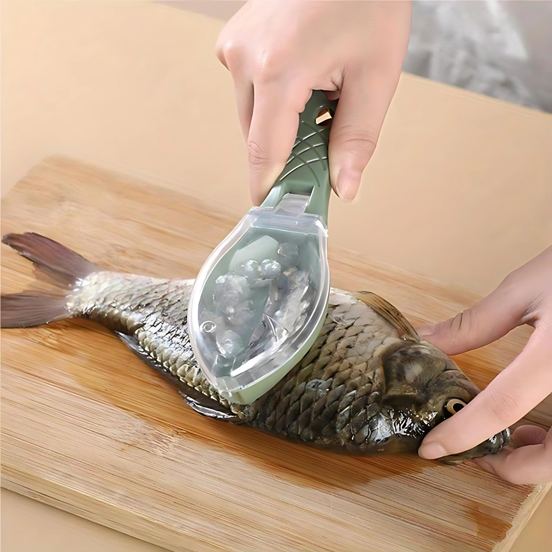 DESCAMADOR DE PESCADO (PACK x2) – Limpieza rápida, sin desorden y cocina más práctica