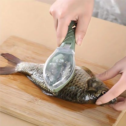 DESCAMADOR DE PESCADO (PACK x2) – Limpieza rápida, sin desorden y cocina más práctica