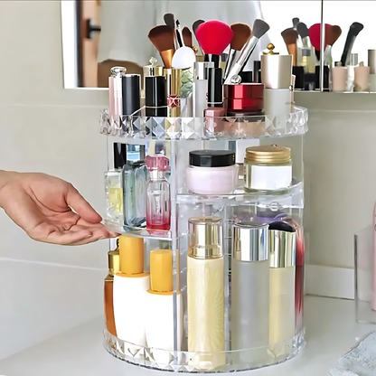 ORGANIZADOR GIRATORIO — Maximiza tu espacio con elegancia 360°