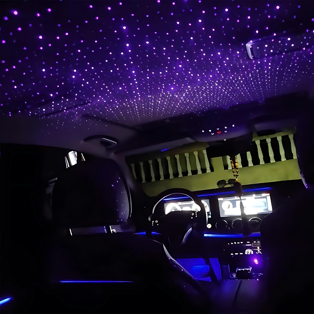 PROYECTOR LED USB — El ambiente de lujo que transforma cada trayecto