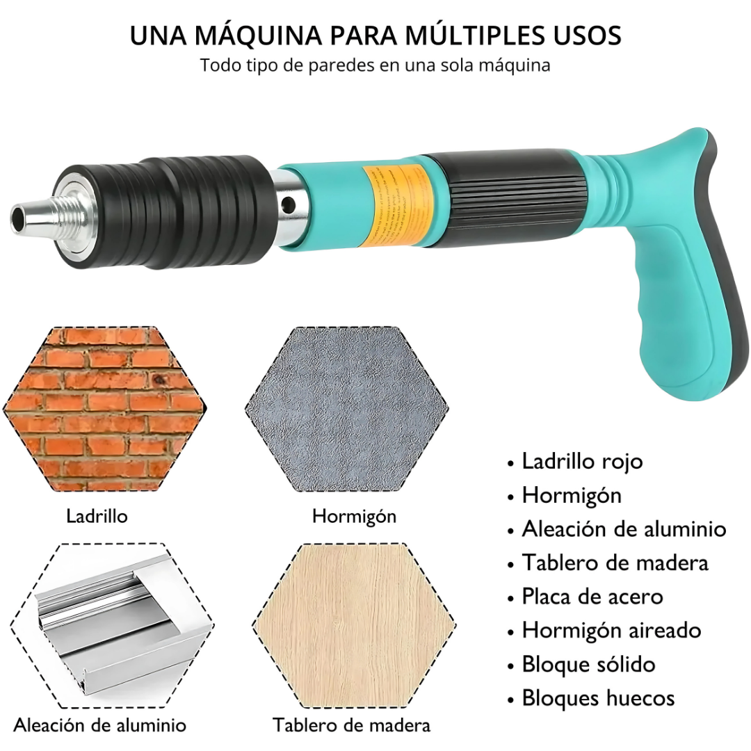 MAQUINA DE CLAVADO – Fijación rápida, sin esfuerzo y trabajos más eficientes