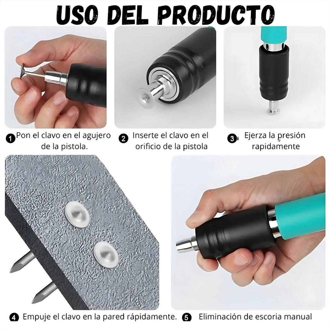 MAQUINA DE CLAVADO – Fijación rápida, sin esfuerzo y trabajos más eficientes