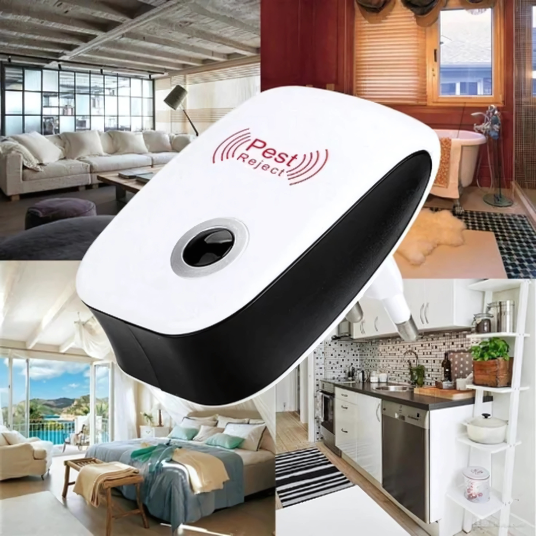 REPELENTE ELECTRONICO - Protección invisible contra insectos molestos, día y noche.