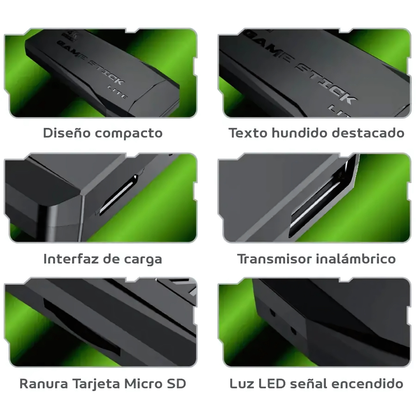 CONSOLA DE VIDEOJUEGOS 2,4G WIRELESS LITE — Vuelve a la infancia con 20,000 juegos