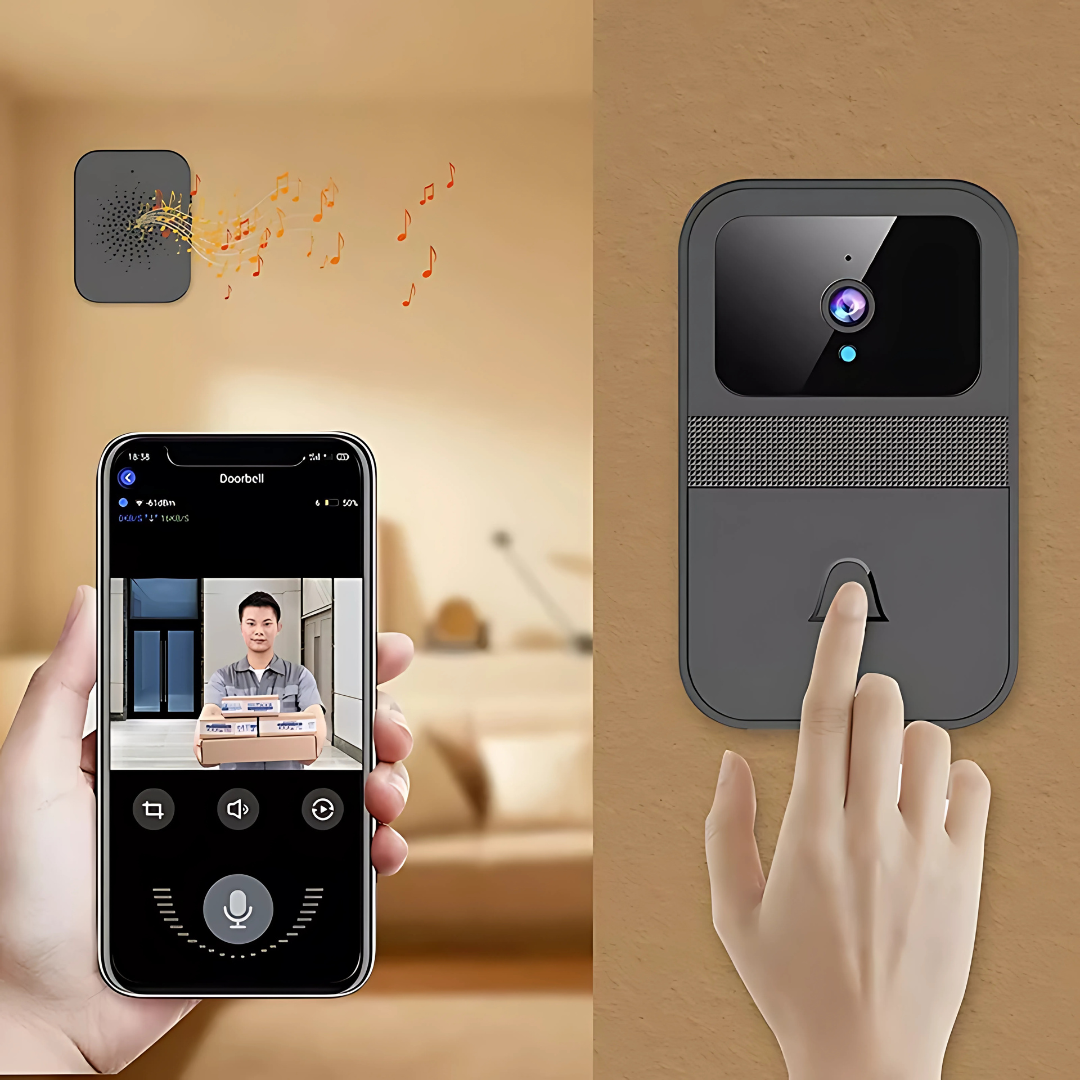 TIMBRE ELECTRONICO CON CAMARA – Seguridad visual, control total y tranquilidad desde tu hogar