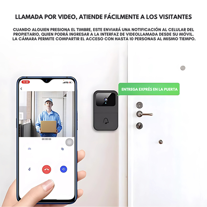TIMBRE ELECTRONICO CON CAMARA – Seguridad visual, control total y tranquilidad desde tu hogar
